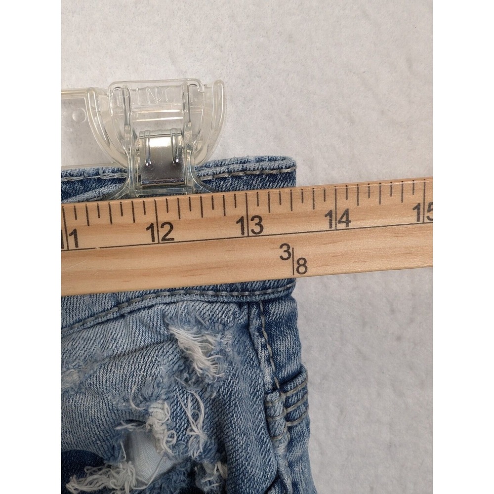 Bke Mens Jeans Size 28 x 30 Alec Skinny Distressed Cotton Blend Blue - Picture 7 of 16